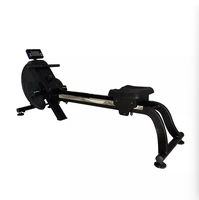 Kayak Comercial Pro Ergometer, Máquina de Remo Magnética de Madera Sólida, Equipo de Entrenamiento de Gimnasio Unisex, Capacidad de 150 kg, Color Negro