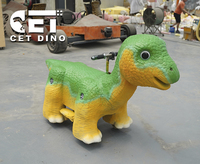 Trottinette de dinosaure télécommandée pour enfants, modèles animatroniques