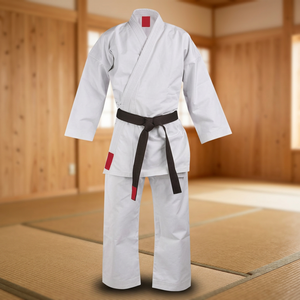 Martial Arts Karate Uniform Men's 100% Cotton 320g Stretch Durable Breathable Lightweight Quick Dry Garment Dyed Customizable - Product Image 3