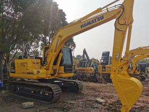 Excavadora de cadenas Komatsu PC120 de 12 toneladas de peso operativo con cucharón de excavación, equipo de construcción para excavación con certificación CE EPA - Product Image 4