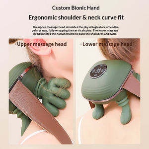 Nouveau coussin de massage électrique 2025 pour le cou et les épaules avec chaleur, pétrissage 3D et vibration, rechargeable par USB pour soulager les douleurs au cou et au dos - Product Image 3