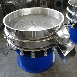 450 Wheat Flour Powder Sifter Machine Stainless Steel Round Vibrating Sieve For Food Industry