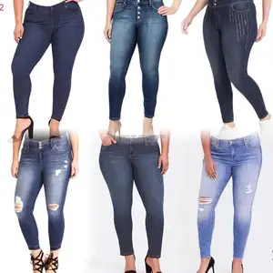 Женские джинсы с завышенной талией, 2024