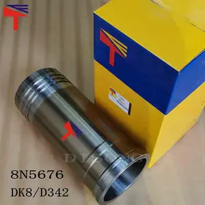 Machinery engine Diesel engine Cylinder Liner 8N5676 for buildozer D8H D8K engine D342