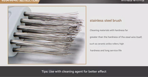 Di alta qualità spazzola a filo manuale in <span class=keywords><strong>acciaio</strong></span> <span class=keywords><strong>inox</strong></span> per la rimozione delle scorie per la pulizia industriale e domestica - Product Image 6