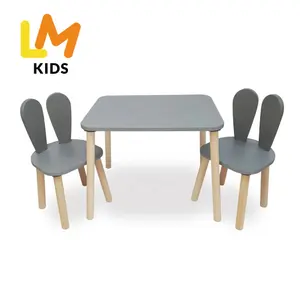 LM KIDS kindergarten children furniture for preschool kids' outside chair table writing desk kids desks and chair set