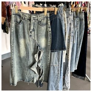 Venta al Por Mayor de Lotes de Jeans Usados de Marca para Dama de Buena Calidad, Ropa de Marca de Saldo, Jeans Ajustados de Mezclilla para Mujer, Vestido de Jean - Product Image 3