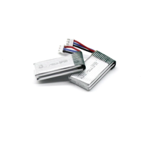 Batterie lithium-ion en pochette OEM à décharge élevée 3.7V 7.4V 220mAh 200mAh 25C 50C 80C pour voitures RC, drones et hélicoptères