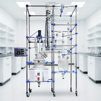 Réacteur en verre sphérique bon marché pour machine d'extraction de CO2 supercritique/machine de production de biodiesel