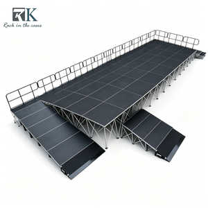 Factory Price <b>Stage</b> Kit Aluminum <b>Stage</b> Equipment System Portable Smart <b>Stage</b> Modular <b>Stage</b> <b>Platform</b> with Slopes - Product Image 1