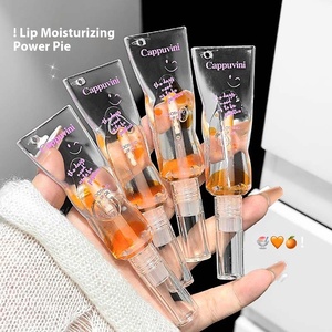 Cappuvini Student <span class=keywords><strong>Lip</strong></span> Oil Esmalte de labios transparente Esencia Bálsamo labial que cambia de color Gel Cuidado suave para sonreír - Product Image 1