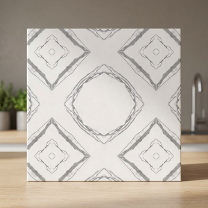 Book Match Full Body 600x600mm Glazed Porcelain Tiles 9mm Thick Outdoor Vitrified <b>Flooring</b> Collection - Product Image 4