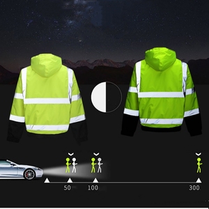 Bán buôn nhà máy tùy chỉnh chống cháy không thấm nước thoáng khí phản quang hi-vis an toàn Áo khoác bảo hộ lao động Áo khoác thợ hàn - Product Image 3