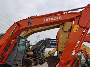 Excavatrice HITACHI EX120 de 12 tonnes, 66 kW, d'occasion, en excellent état, utilisée pour la construction résidentielle, excavatrice mécanique - Product Image 6