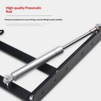 Nouvelle tige de support hydraulique à gaz pour meubles pliants, accessoire de quincaillerie en acier laminé à froid, pour table basse et table élévatrice de bureau
