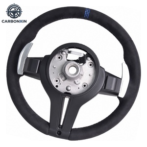 Volant en Alcantara de style CS en stock pour BMW F01 F02 F10 F20 F22 F30 F31 M2 F87 M3 F80 M4 F82 F85 F90 X5 F15 E70 E90 M5 - Product Image 5