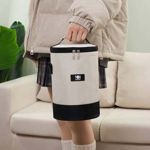 Bolsa de Almuerzo Aislada de Neopreno y Tela Oxford para Estudiantes, Verano 2021, con Cierre de Cremallera, Diseño Portátil para Trabajadores de Oficina - Product Image 3