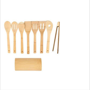 Wooden Spoons <b>Kitchen</b> <b>Accessories</b> Cookware 6Pcs Wooden Spatula Spoons Non-stick <b>Kitchen</b> Utensil - Product Image 3