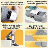 Nouveau dispositif de Massage de jambe de Vibration de compresse chaude d'airbag de vague d'air pneumatique électrique pour le Massage de mollet et de cuisse