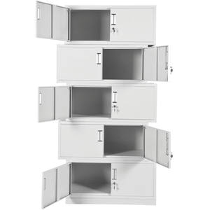 Armadio <span class=keywords><strong>Archivio</strong></span> in Lamiera per Ufficio con Serratura a Striscia in Acciaio per Conservazione Dati - Product Image 2