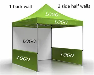 Impresión personalizada fácil plegable Pop Up Trade Show Tent Dual Top Commercial 10x20 Canopy Tent