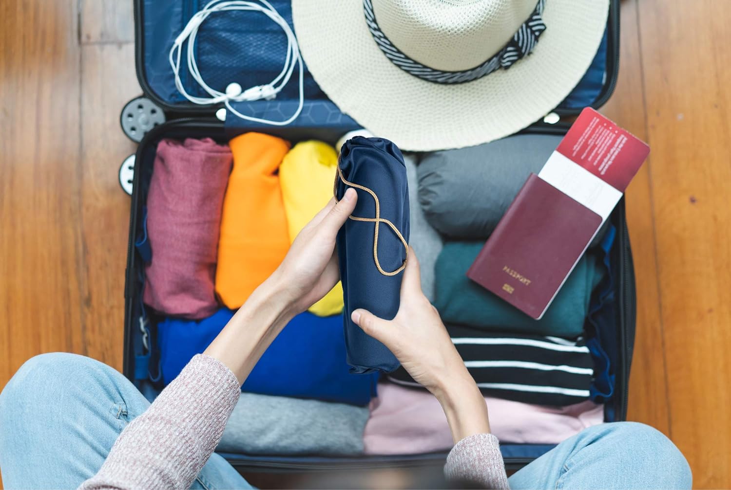 satin bag for packaging