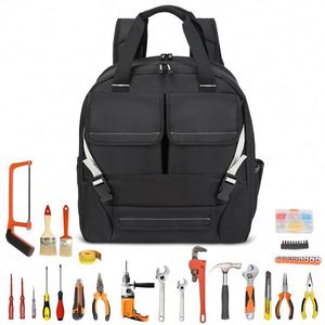 Sac à outils portable durable, échantillon gratuit, sac à dos de rangement fonctionnel avec support pour la personnalisation OEM et ODM pour les besoins spéciaux - Product Image 6