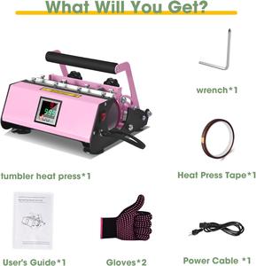 Yinghe 11-30oz pietre preziose tazza macchina stampa a sublimazione macchina semi-automatica digitale tazza trasferimento di calore macchina da stampa - Product Image 2