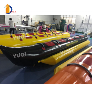 Jouets aquatiques gonflables d'usine YUQI, jeux aquatiques flottants, bateau <span class=keywords><strong>banane</strong></span> pour enfants et adultes - Product Image 4