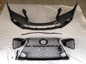 Venta caliente estiramiento facial 2012-2015 GS300 f deporte KIT de conversión a <span class=keywords><strong>2018</strong></span> lx estilo facelift parachoques delantero material pp 1:1 montaje - Product Image 2