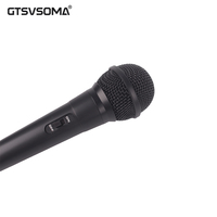 Microphone Karaoké Portable Professionnel GTSVSOMA G9 avec Câble Dynamique et Fonction Anti-Bruit pour Chant en Extérieur