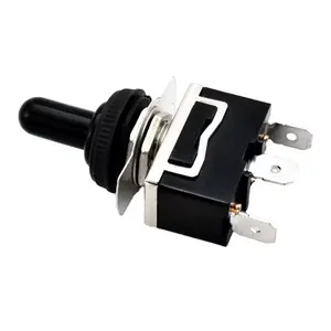 E-TEN123 Metal Toggle Switch Double Reset Switch 3 Position Rocker (ON)-OFF-(ON) Momentary Switch