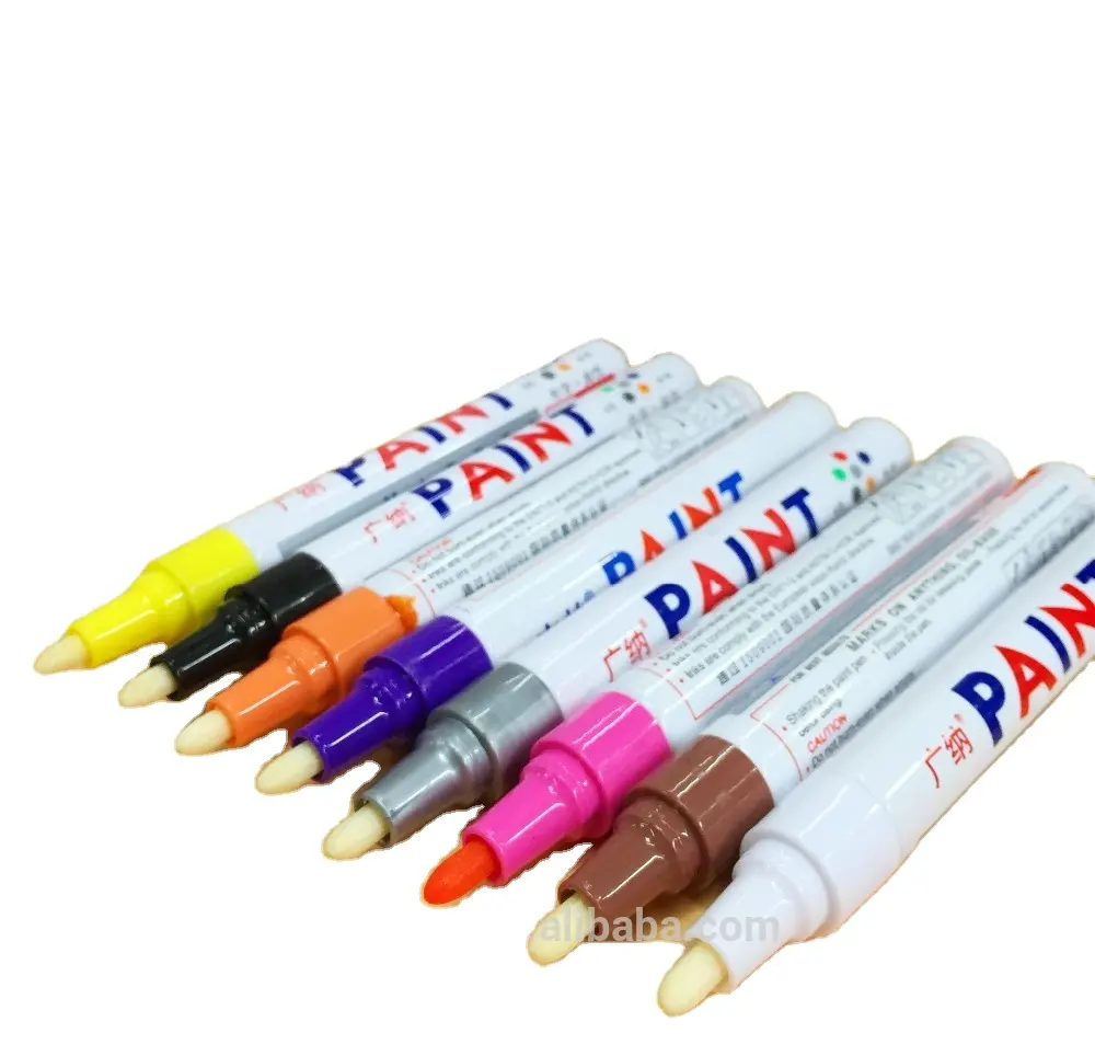 Красочные постоянные автомобильные шины DIY художественные граффити маркированные краски ручка