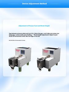 Şeftali kompakt pikap vida besleyici PLC çekirdek sayma fonksiyonu kilitli vida düşük gürültü 1 yıl garanti makine vida besleme 220V - Product Image 4