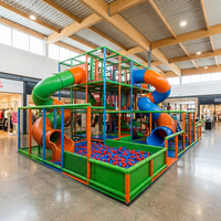 Centre de jeux intérieur multifonctionnel coloré pour enfants, conforme aux normes européennes, jeux amusants pour enfants, équipement de jeux intérieur