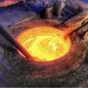 100kg 500kg 1Taluminuml Shell horno de fusión por inducción para fundición de chatarra de hierro acero aluminio acero inoxidable