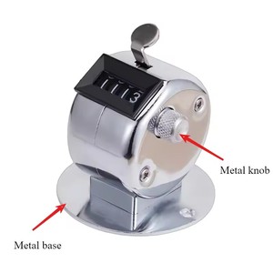 Einfach zu bedienen NEU 4-stelliger Hand zähler Manueller Clicker Golf Training Digitales Zähl gerät Mini Mechanischer Zähler - Product Image 2