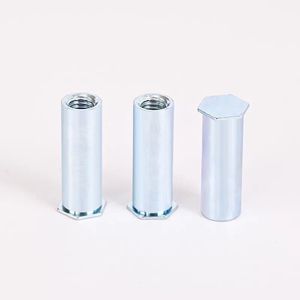 Costsombre rosmarino in acciaio al carbonio zincato chiusure esagonali chiusure a pressione BSO rivetto borchie a dado filettato colonna - Product Image 2