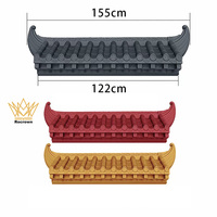 Teja de Techo de PP Negra Premium, Resistente a Impactos, Decorativa para Hoteles Boutique y Villas