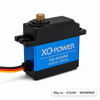 Servomoteur numérique 45KG à couple élevé, engrenage en titane, moteur étanche 6.8V pour voiture RC, avion RC, vente en gros OEM XQ-POWER S3240M