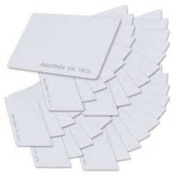 Tarjeta NFC de PVC en Blanco NTAG 213 215 <span class=keywords><strong>424</strong></span>, Tarjeta Inteligente sin Contacto CR80, Tarjeta RFID Regrabable para Control de Acceso - Product Image 2