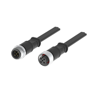Connecteur étanche LED extérieur série M16 longueur de câble personnalisée avec contacts en cuivre connecteur de fil d'alimentation du boîtier PA66