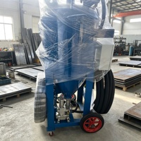 Machine de sablage industriel haute performance avec un débit abrasif puissant pour le nettoyage des métaux lourds