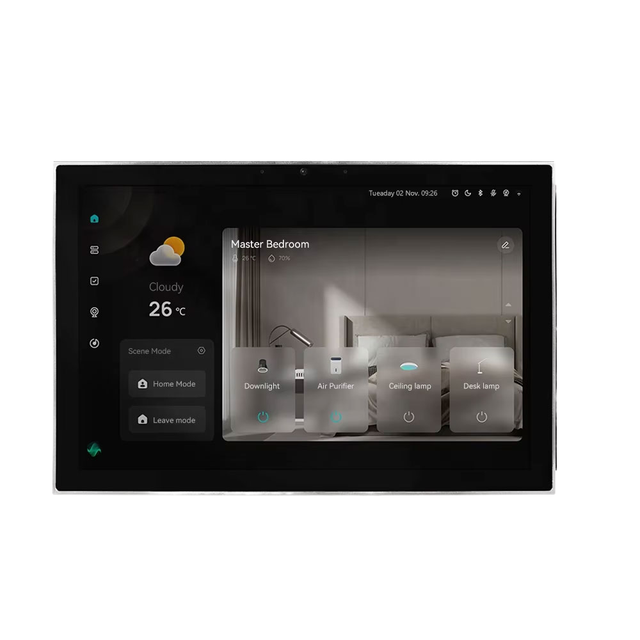 Tuya Automatic ABS Modern Electric WiFi Smart Touch Screen Center Control Panel Voice Control Alexa Built-in ZigBee Gateway