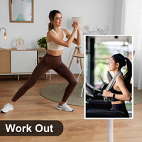 Amaboo 2025, Televisor Portátil con Pantalla Táctil Blanca de 21.5 Pulgadas, HDTV Inteligente LCD con 128 GB de Almacenamiento para Full HD 1080p, Gran Oferta