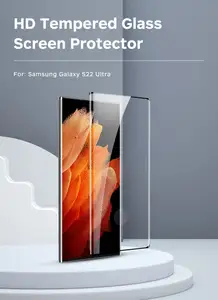 Изогнутое закаленное стекло 9H с клеем для samsung note 20 ultra, защита экрана мобильного телефона для samsung galaxy S22 plus S21 S20