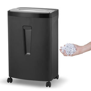 Déchiqueteuse <span class=keywords><strong>de</strong></span> <span class=keywords><strong>papier</strong></span> <span class=keywords><strong>de</strong></span> bureau Comet Electronics P4, coupe transversale, CD, carte <span class=keywords><strong>de</strong></span> crédit, destruction <span class=keywords><strong>de</strong></span> données d'archives, capacité <span class=keywords><strong>de</strong></span> 15 feuilles, alimentation électrique - Product Image 1