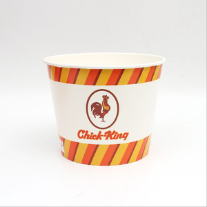 Senang01 Op Maat Gemaakte Wegwerppapier Gebakken Kippenemmers Verpakking Wegwerp Gebakken Kippenemmers Met Deksel - Product Image 5