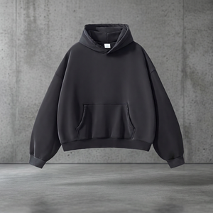 Sudadera con Capucha Personalizada de Algodón, Estilo Oversize con Hombros Caídos, Lavado Ácido, Calidad Premium, Estilo Urbano, Ropa Casual Diaria, Nueva Sudadera para Hombre - Product Image 1