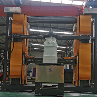 Máquina de Tallado de Piedra CNC Vertical de 4 Ejes con Rotación Vertical para Hacer Esculturas y Estatuas en 3D